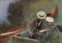 Spotlight on Sargent: “An Out-of-Doors Study” AN OUT-OF-DOORS STUDY John Singer Sargent 1889, oil on canvas, 26 x 31 3/4 in. Brooklyn Museum, Museum Collection Fund