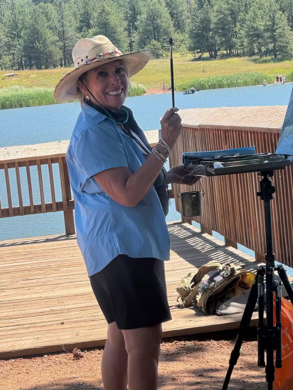 Julie Cutting at Woodland Park