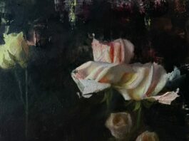 PleinAir Salon art competition - First Place Overall: Jen Starling, “Dreamscape,” Oil, 16x12 in.
