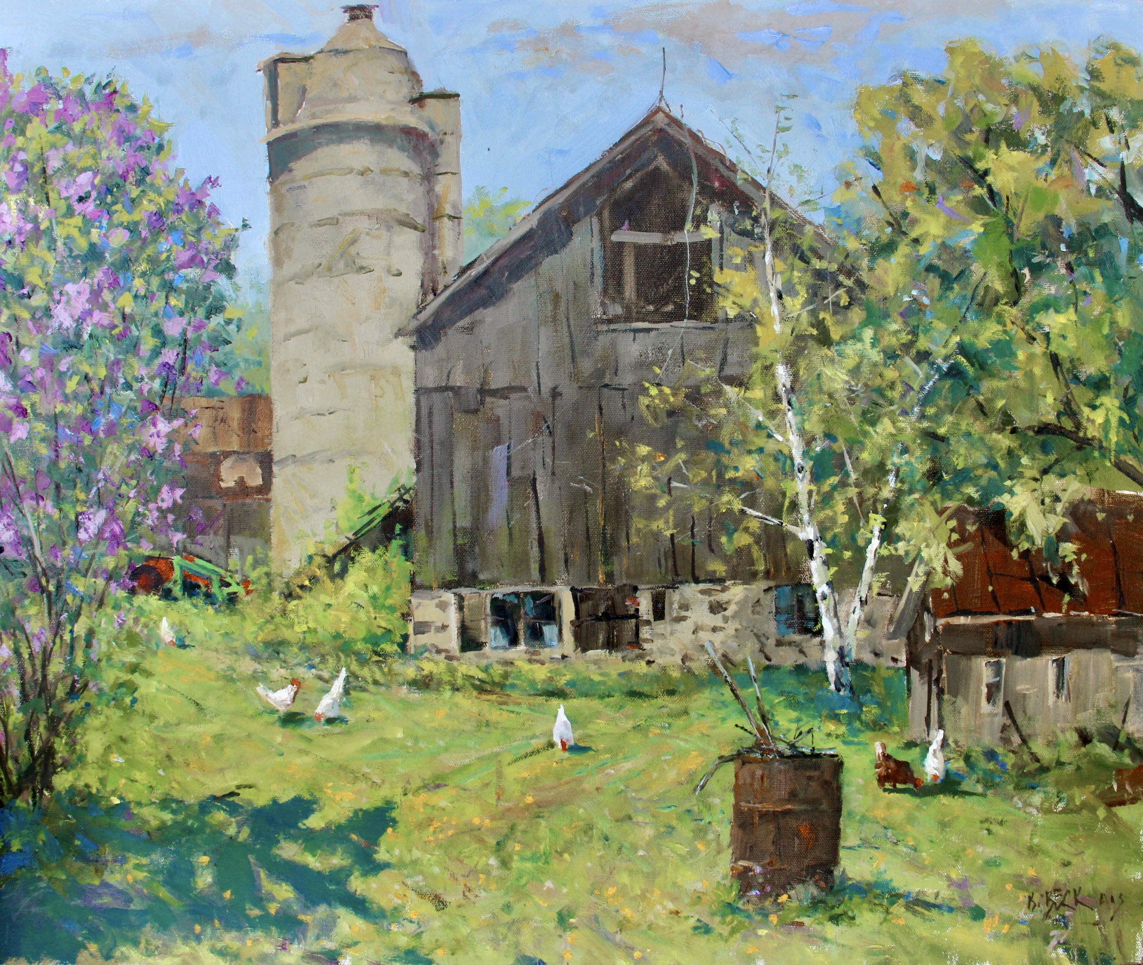 Bob Beck, “May 13th,” 2024, oil, 20 x 24 in., Available from artist, Plein air 