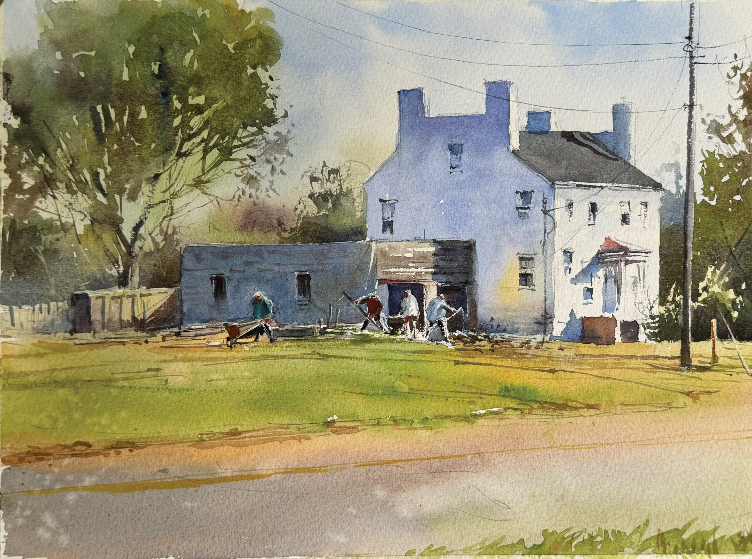 How to paint with watercolors