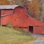 Julie Davis, "Early Autumn, Vermont," 2019, oil, 8 x 10 in., collection the artist, plein air