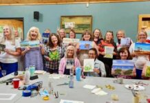 “I Didn’t Know Art Could Make Me This Happy” Artists displaying their work together at the third annual Island Plein Air