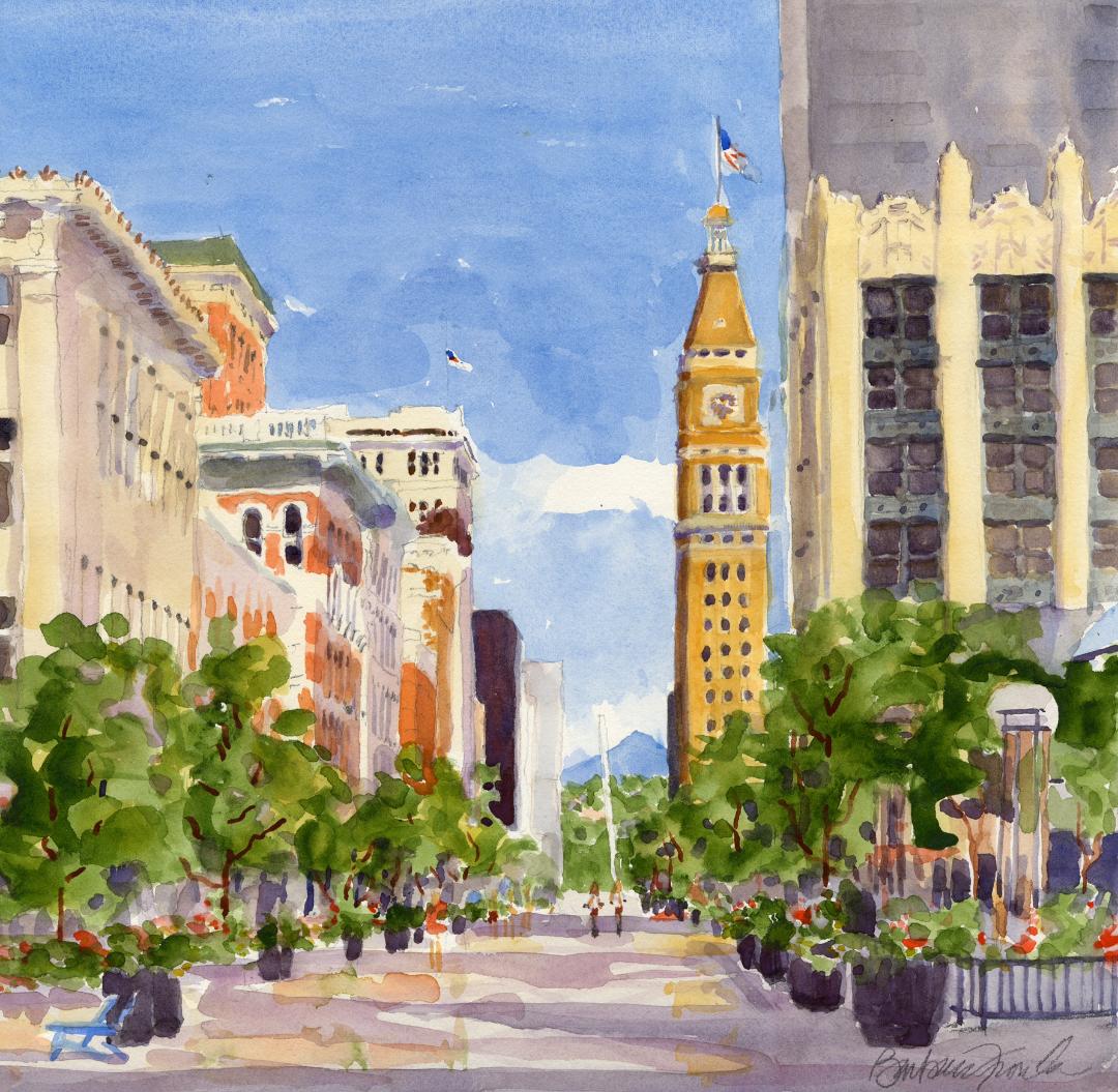 Barbara Froula's downtown Denver landscape