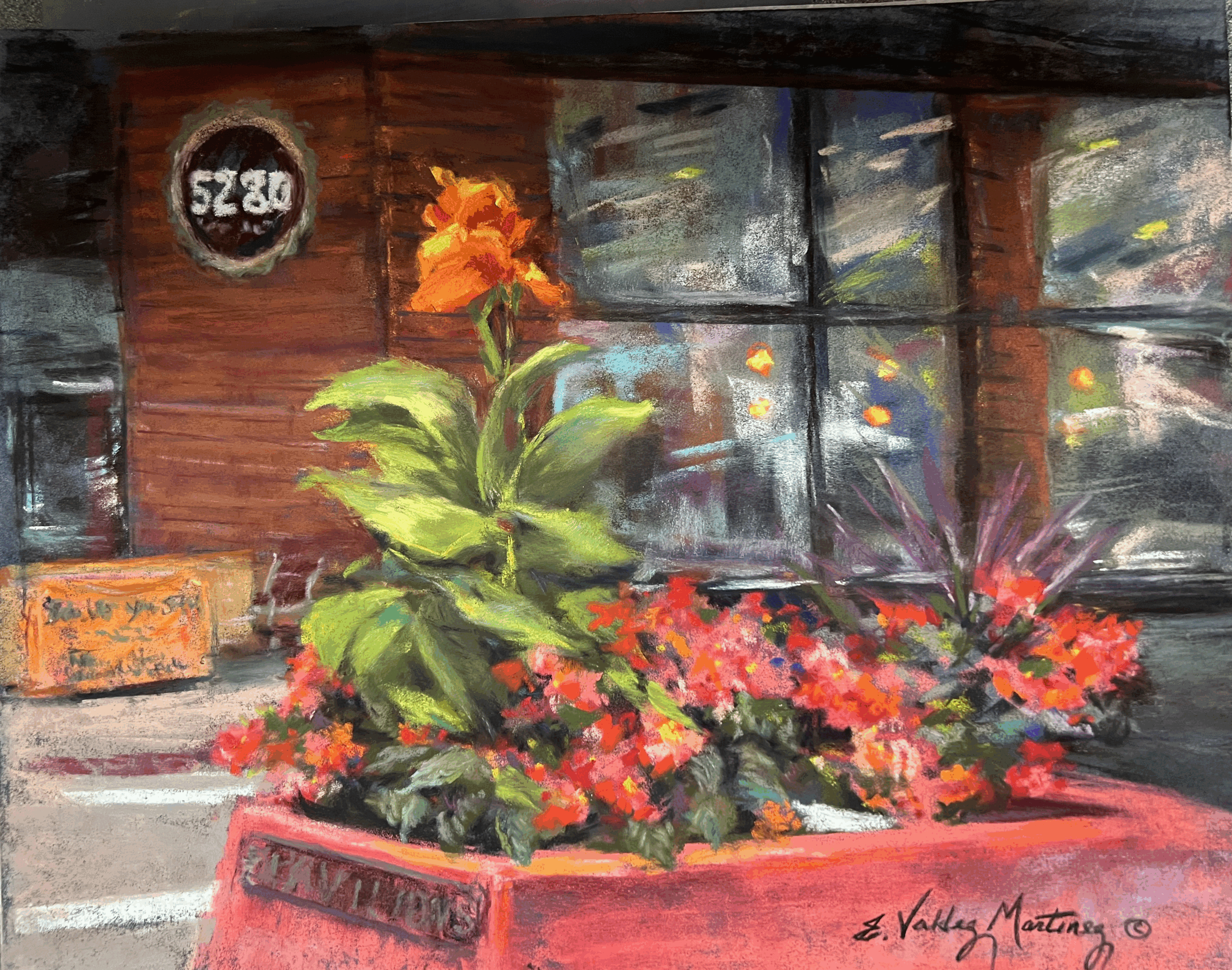 Evelyn Valdez Martinez's flower oasis