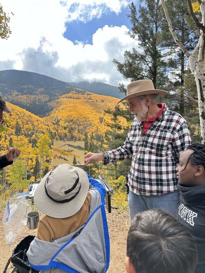 Jack McGowan, plein air painting