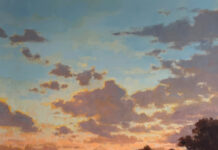 Featured Artwork: Laurel Daniel Sunrise and clouds