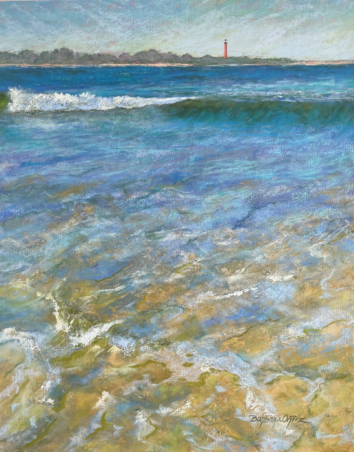 PleinAir Salon Art Competition - First Place Overall: Barbara Ortiz, “Nature’s Rhythm,” pastel, 20 x 16 in.