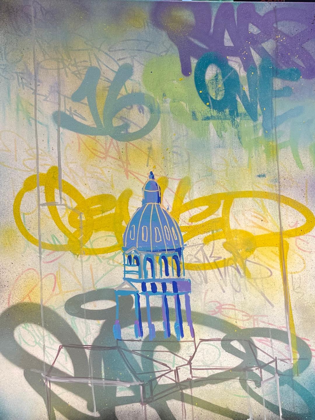 Robert Bowers decorates the city