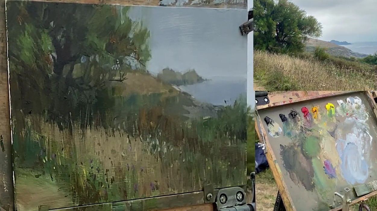 From Alex Kelly's oil painting demo