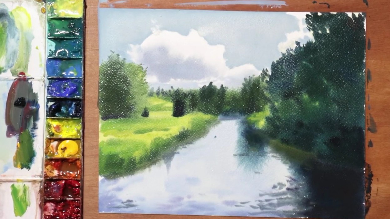 From Justin Donaldson's gouache demo