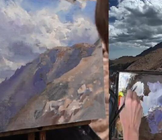 A Look Back As We Go Forward: Plein Air Live 2026 From Kathleen Hudson's oil painting demo