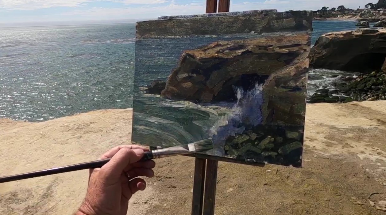 From Scott Hamill's oil painting demo