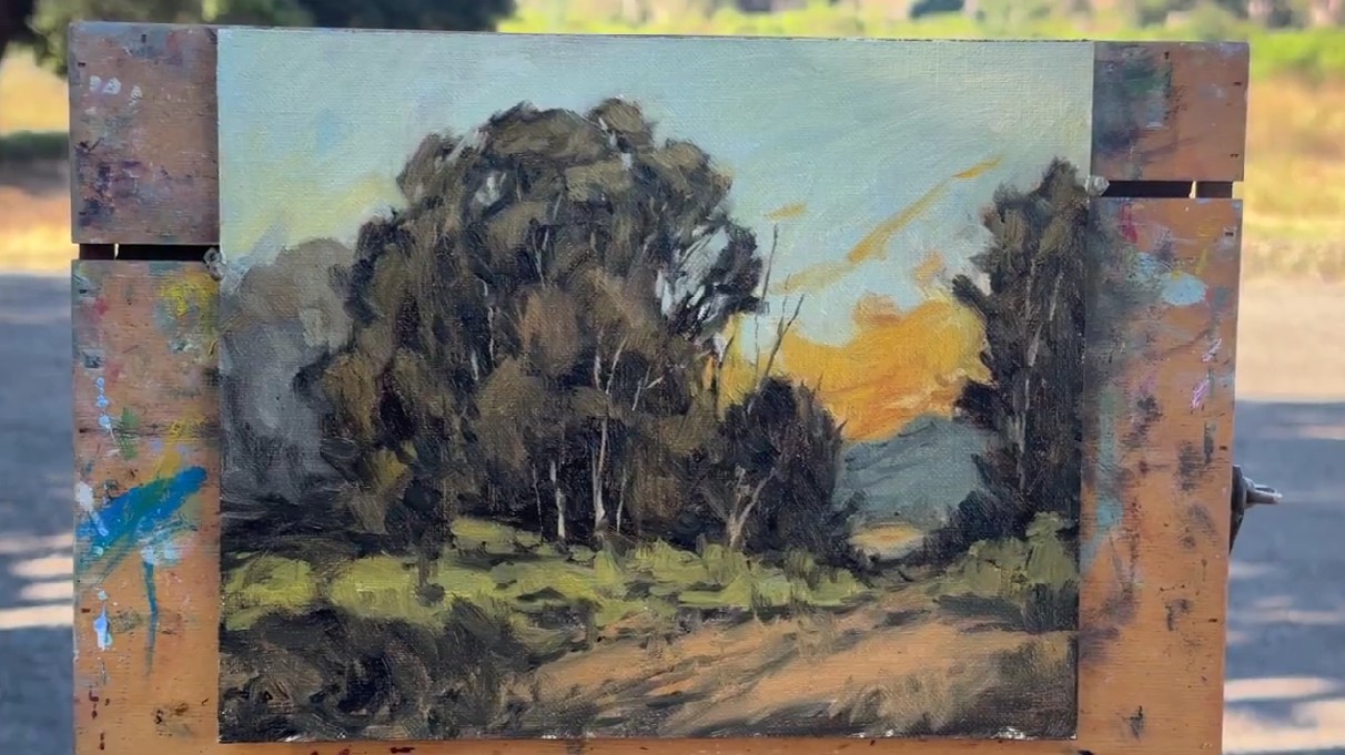 Steve Curry's final color sketch from his demo