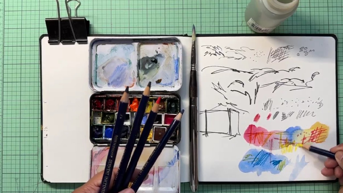 From the "Plein Air Sketches" session with Suma CM