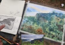 What to Expect at Plein Air Live! From Yong Hong Zhong's watercolor demo