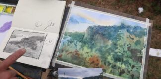 From Yong Hong Zhong's watercolor demo