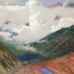 Leon Wyczółkowski, "U WRÓT CHAŁUBIŃSKIEGO [AT THE CHAŁUBIŃSKI GATE]," c. 1905, pastel on paper, 30 1/2 x 42 1/3 in., National Museum in Kraków