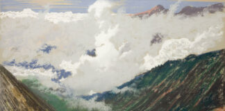 Leon Wyczółkowski, "U WRÓT CHAŁUBIŃSKIEGO [AT THE CHAŁUBIŃSKI GATE]," c. 1905, pastel on paper, 30 1/2 x 42 1/3 in., National Museum in Kraków