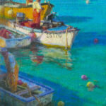 PleinAir Salon - First Place Overall: Ned Mueller, “Last Light-St. Ives,” oil, 12 x 9 in.