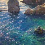 PleinAir Salon - First Place Overall: Fernando Micheli, “Lovrijenac Fortress Overlook, Dubrovnik,” oil, 18 x 14 in.