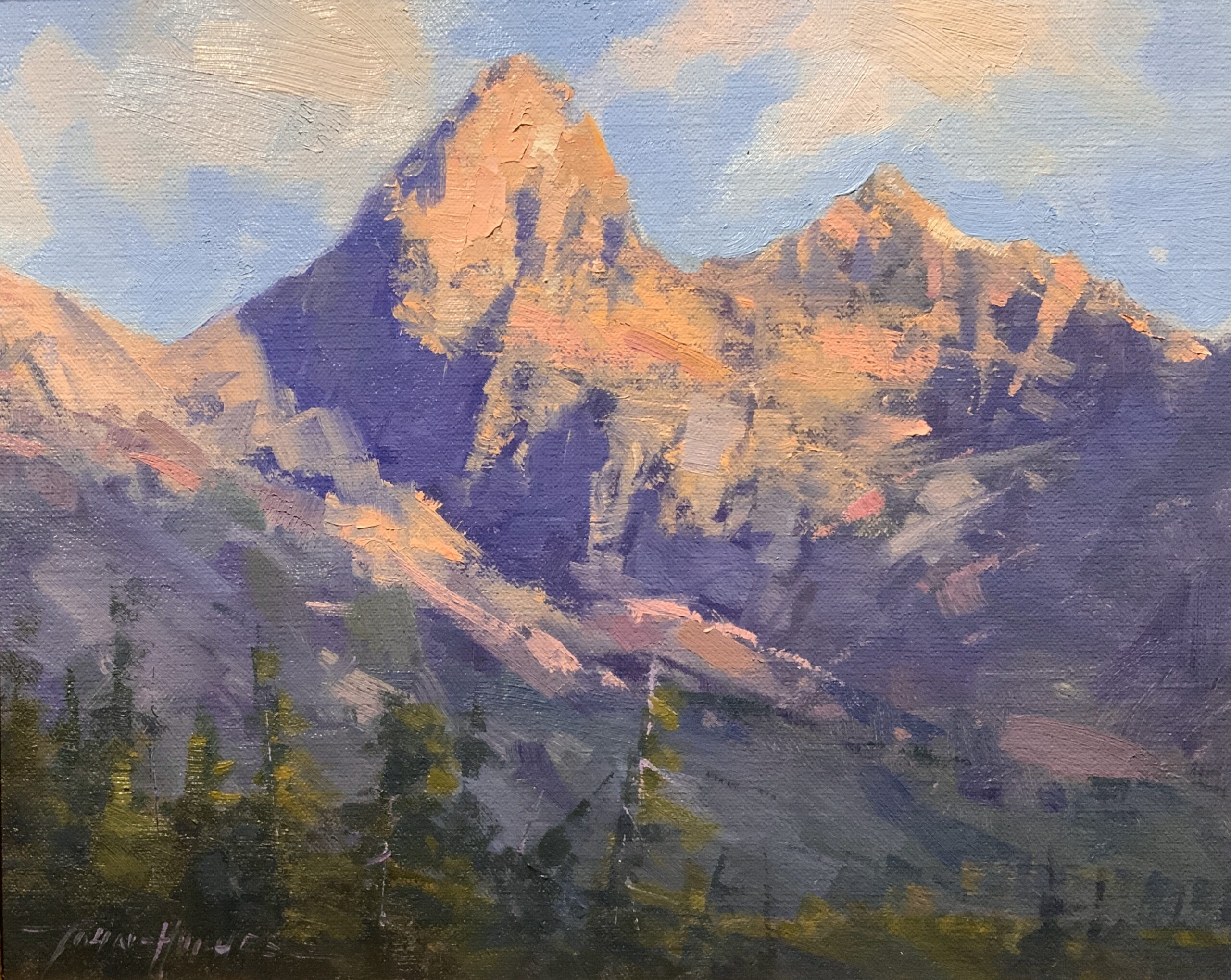 On AI and artists - plein air field study by John Hughes