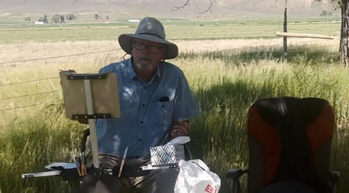 On AI and artists - John Hughes painting on location