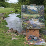 plein air landscape painting demo