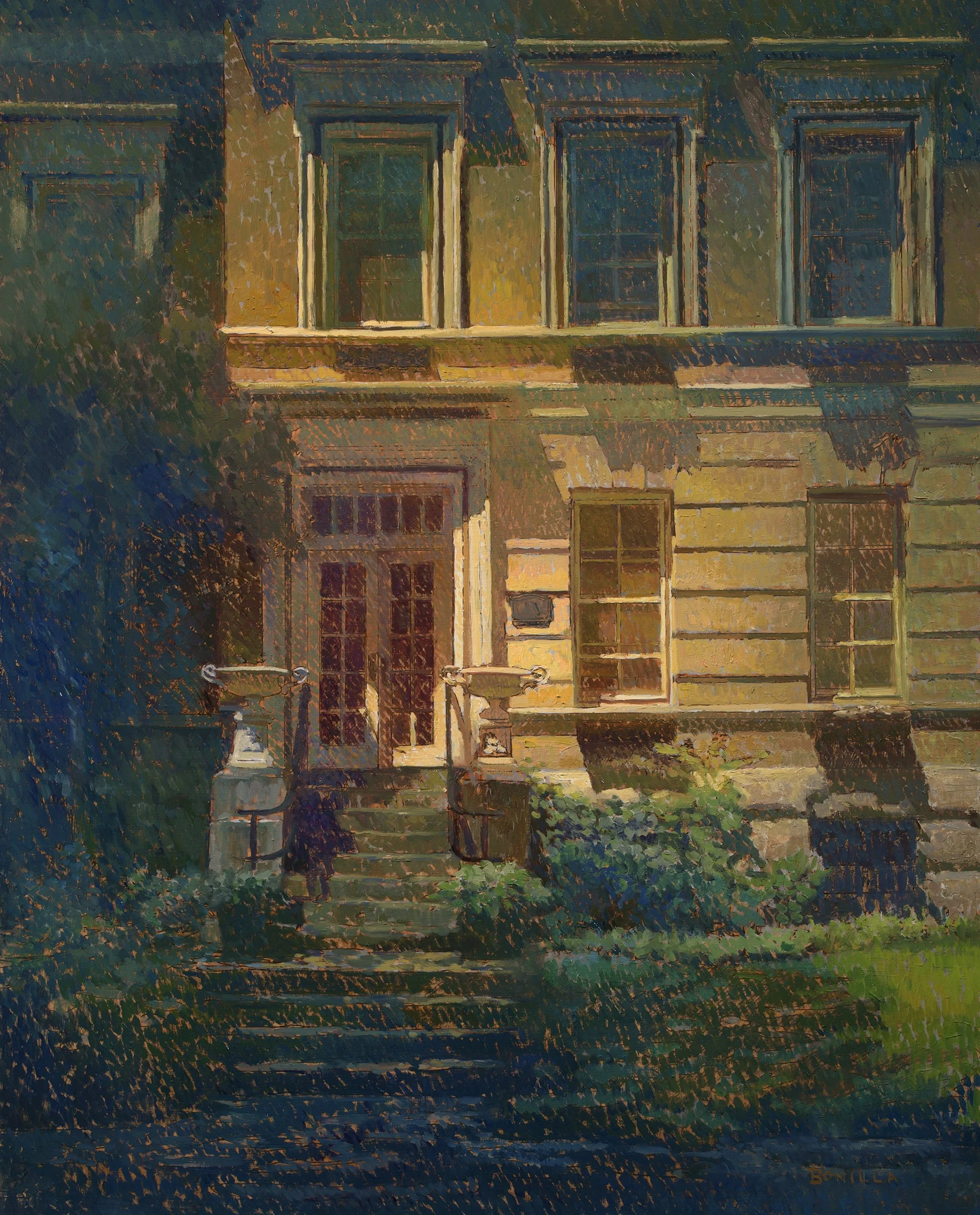 Raymond Bonilla, “Bingo,” gouache and oil on panel, 24 x 30 in., Available at Momentum Gallery