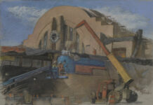 Plein air paintings - Cincinnati Museum Center Union Terminal