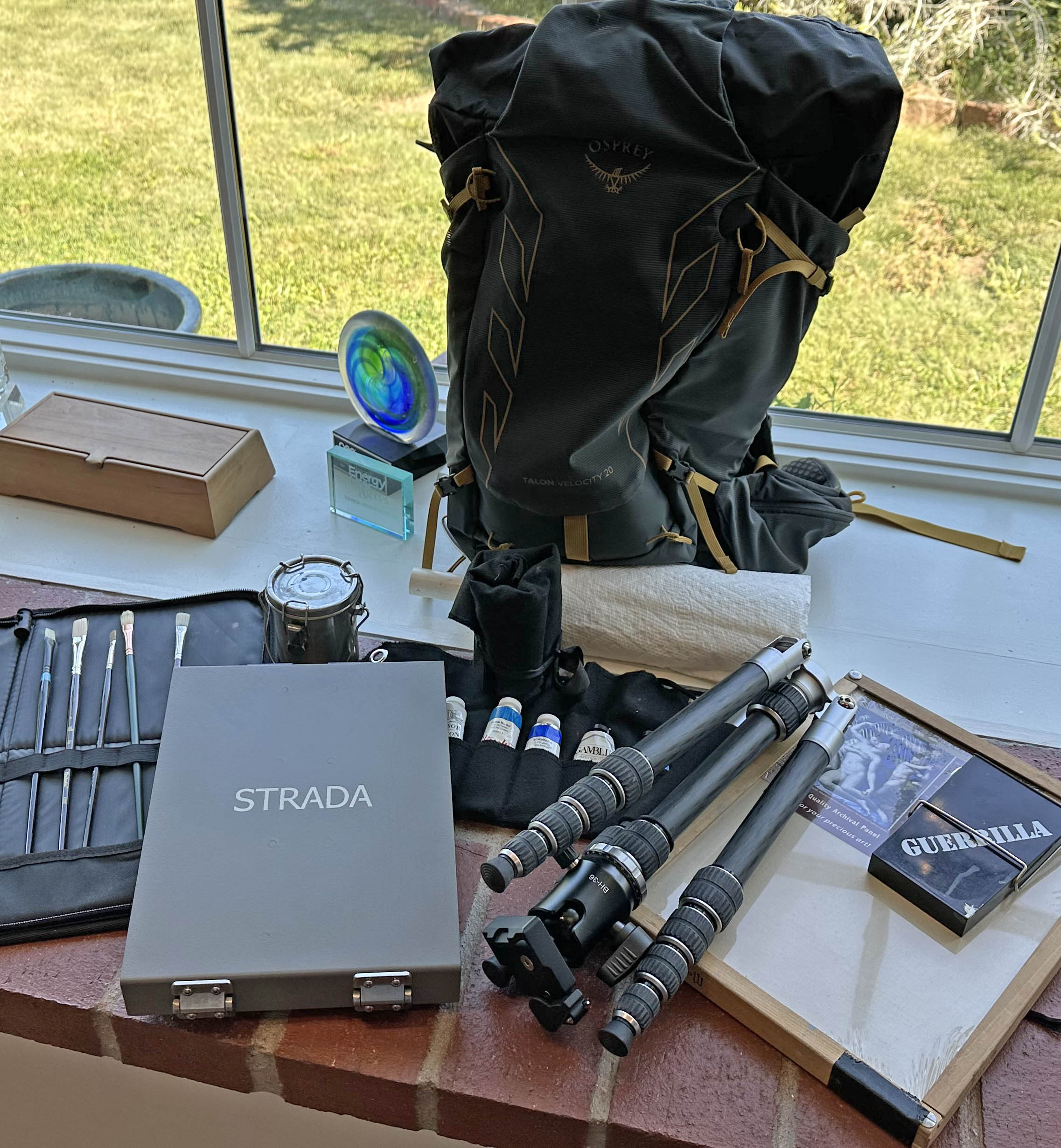 Plein air painting in winter kit