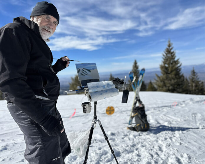 Jack McGowan shares his advice for plein air painting in winter conditions