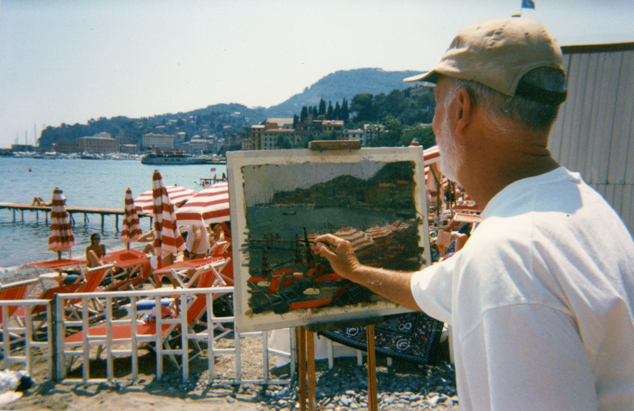 CW Mundy, painting en plein air