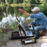 Marc Grandbois, painting en plein air