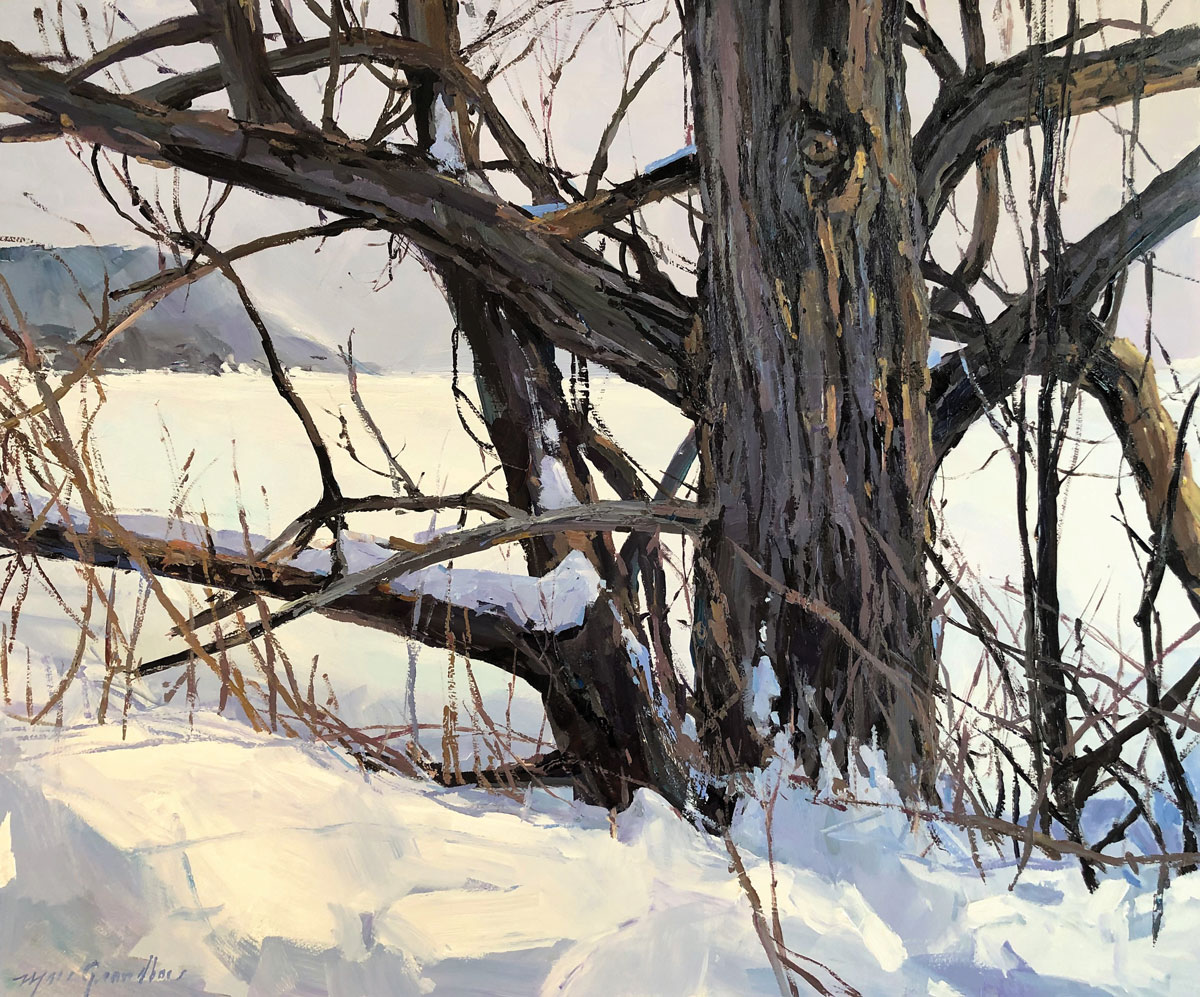 Marc Grandbois, "Soul," 2019, acrylic, 20 x 24 in., private collection, plein air