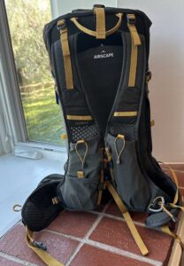 Jack's day pack for plein air painting in winter