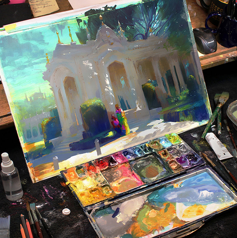 Artwork by Nathan Fowkes / @nathanfowkesart on Instagram