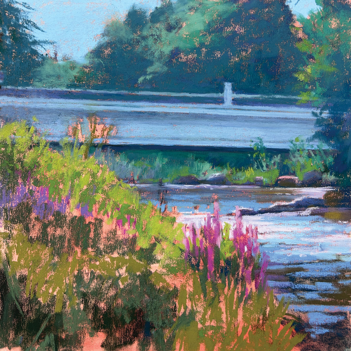 how to paint landscapes with pastel
