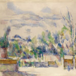 The Terrace at the Garden at Les Lauves, Paul Cézanne, 1902-1906, watercolor over graphite, 17 x 21 in., The Morgan Library & Museum