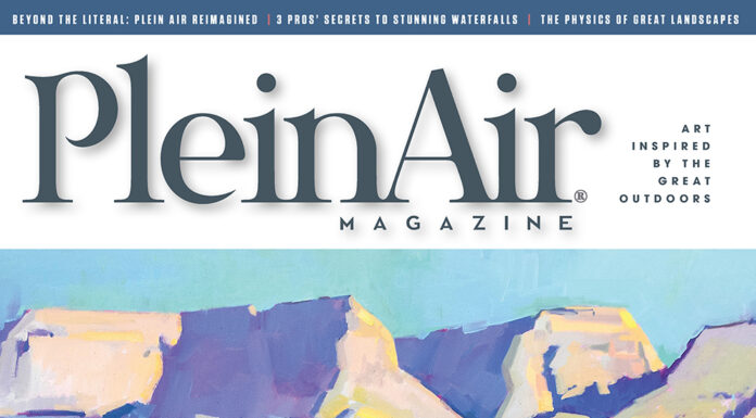 What’s Inside PleinAir Magazine (April/May 2026) The cover of our April/May 2026 issue of PleinAir Magazine; art by Anton Nowels