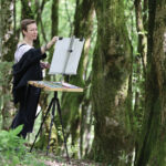 Why Plein Air Painting Is Essential To Me Artist Olga Abramova working on location