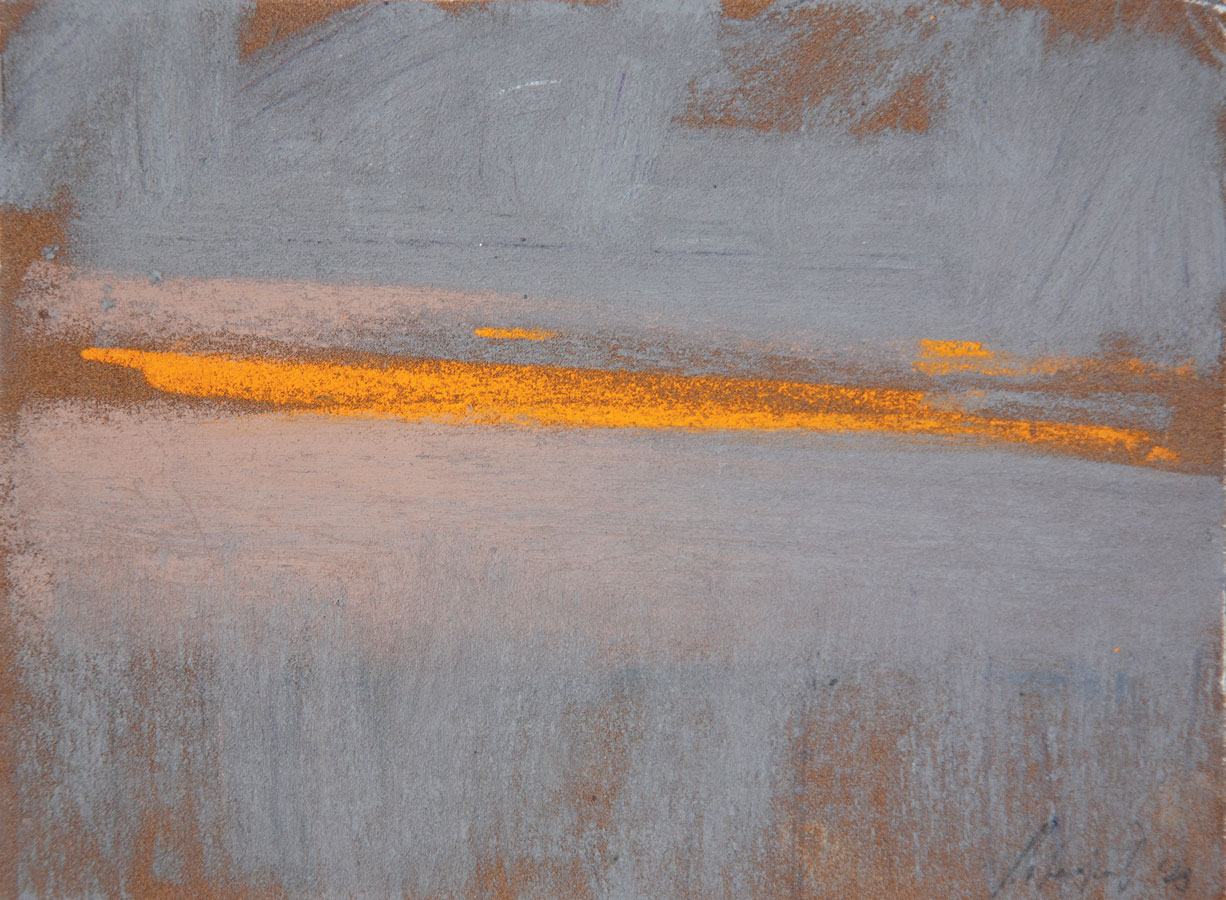 Olga Abramova, "Mood 6," 2023, pastel, 6 x 8 in., Private collection, Plein air