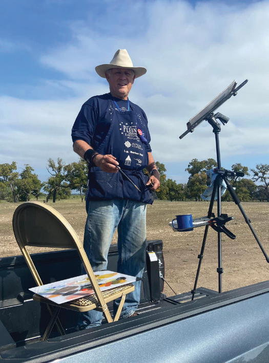 Stewart White, a Maryland native, pulls out all the stops en plein air.