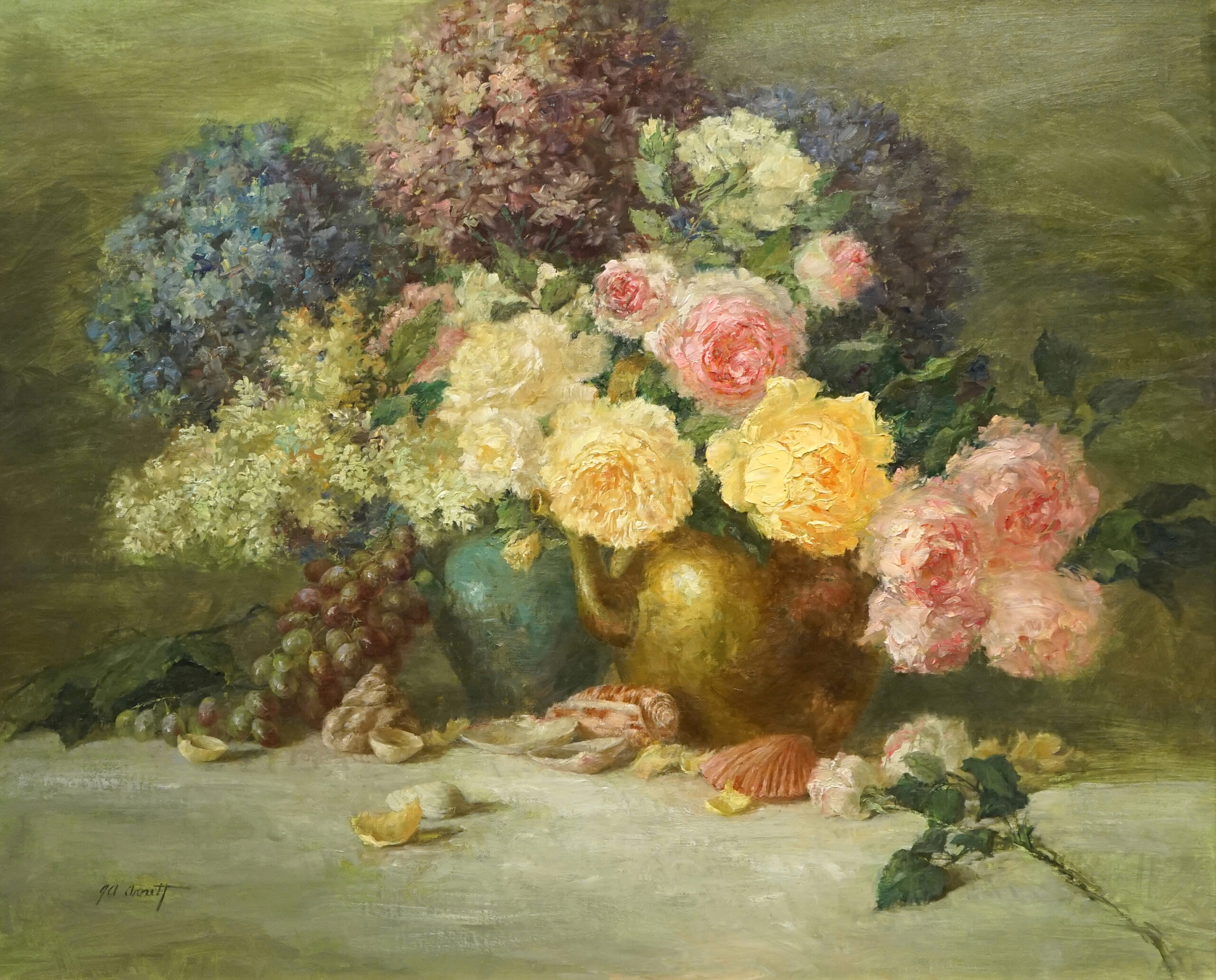 Joe Anna Arnett, "Antique Roses," 24 x 30 in.
