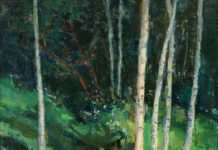 Joe Anna Arnett ~ A Tribute Exhibition Joe Anna Arnett, “Aspen Shadows,” 16 x 12 in.