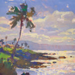 5 Ways Digital Tools Can Strengthen Your Plein Air Practice Tiffanie Mang, "Maui Beachscape," 2025, gouache, 6 x 8 in., collection the artist, studio from plein air digital sketch