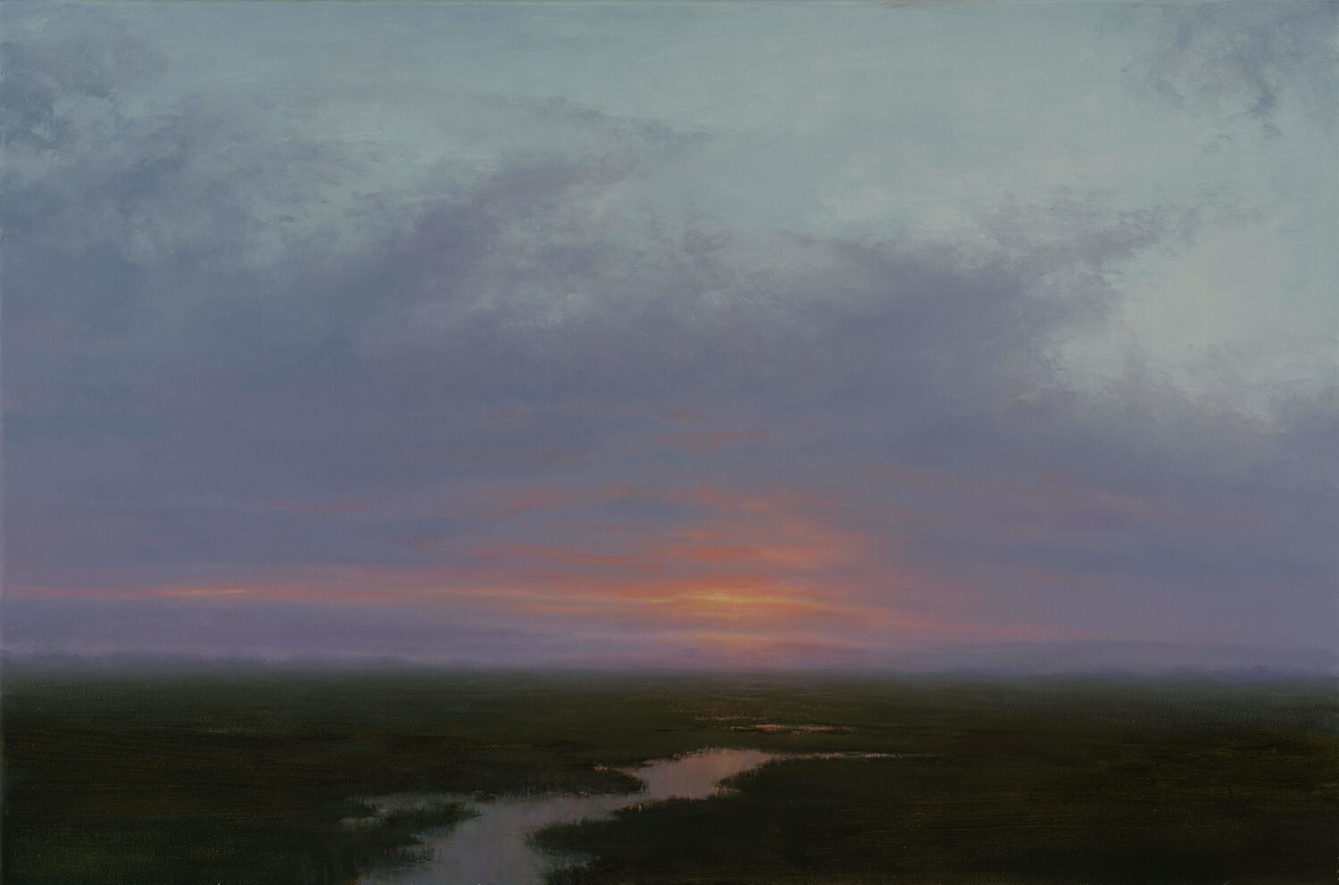 The Salon Art Prize - First Place Overall: Kat Lynn Nottingham, “A Moment of Brilliance,” oil, 36 x 36 in.