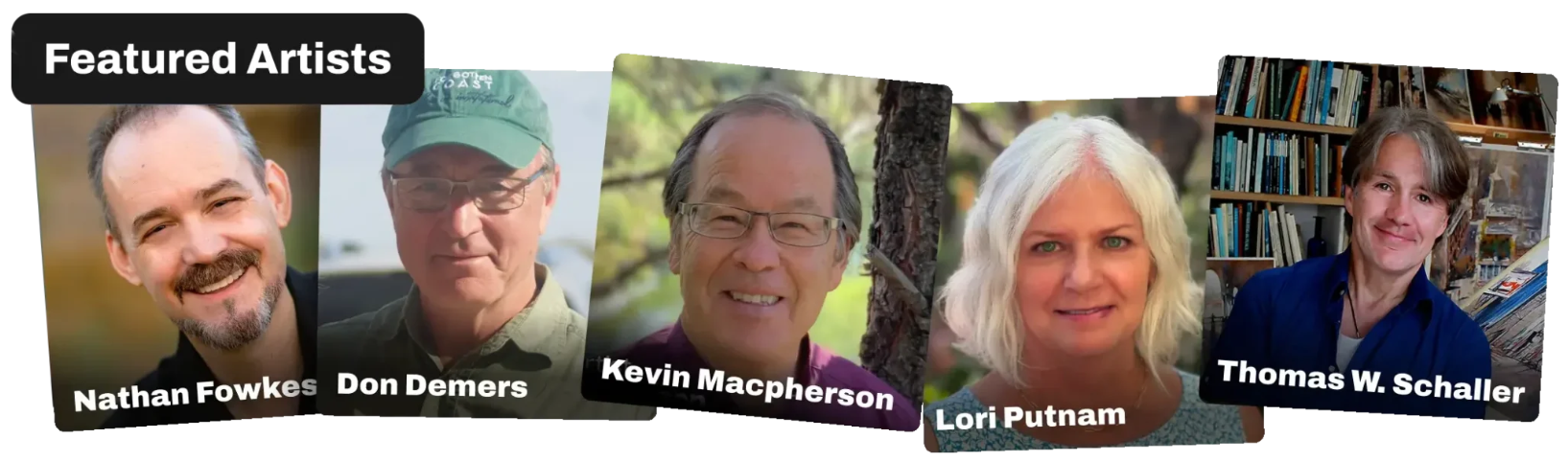 Some of our featured artists at this year's Plein Air Convention, taking place May 14-18