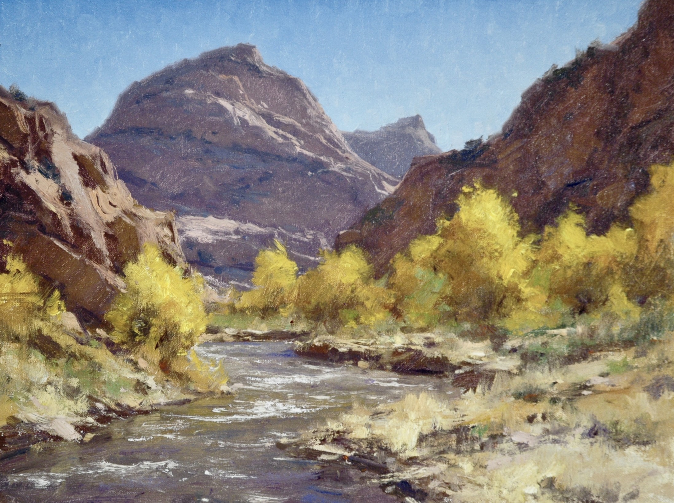 Matt Smith, "Fremont River," oil, 12 x 16 in.