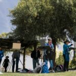 Artists enjoying one of the paint-outs at the Plein Air Convention & Expo